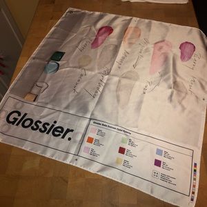 glossier limited edition scarf